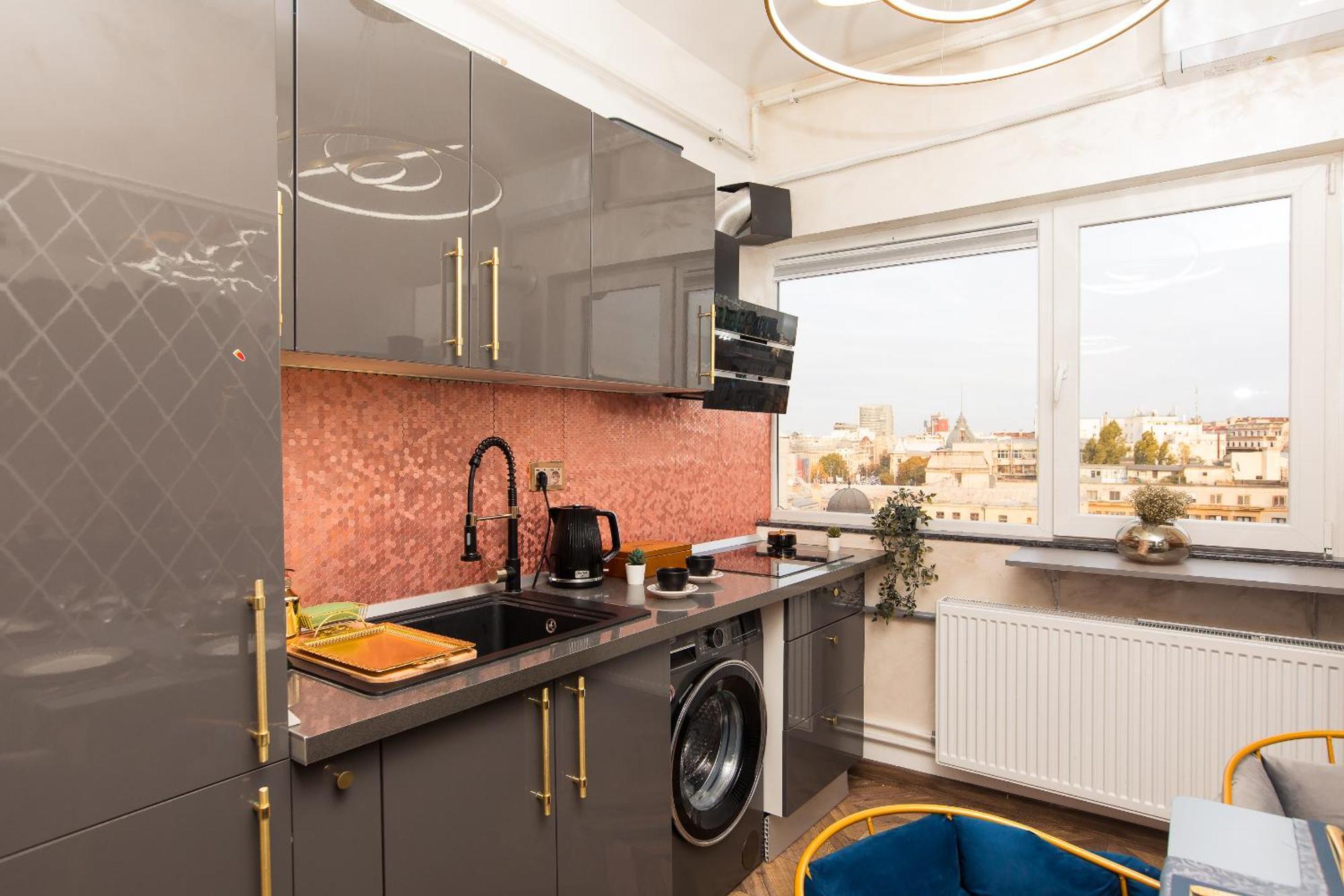Royalty Apt With City Views On Calea Victoriei Bukurešť Exteriér fotografie