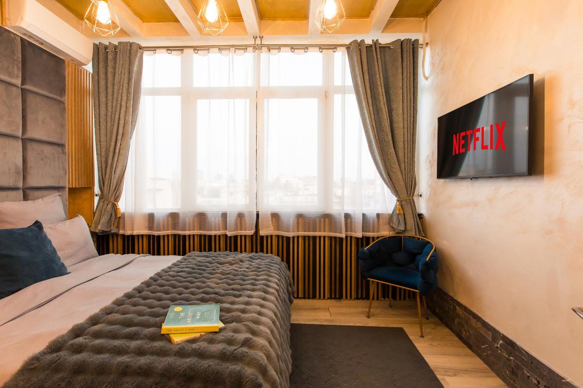 Royalty Apt With City Views On Calea Victoriei Bukurešť Exteriér fotografie